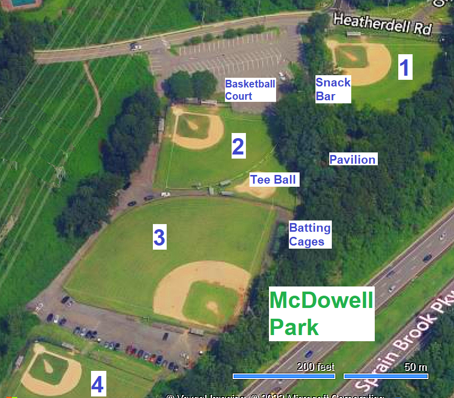 McDowell Park map