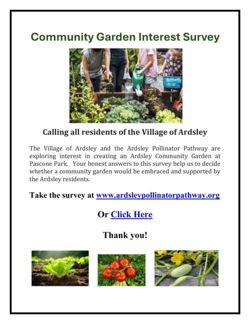 community garden survey