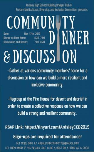 Community Dinner and Discussion