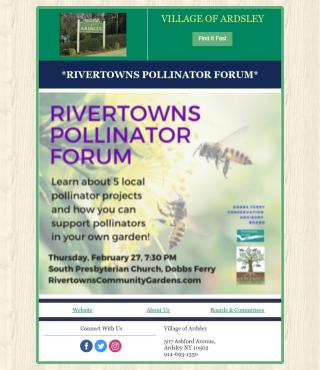 rivertown pollinator forum