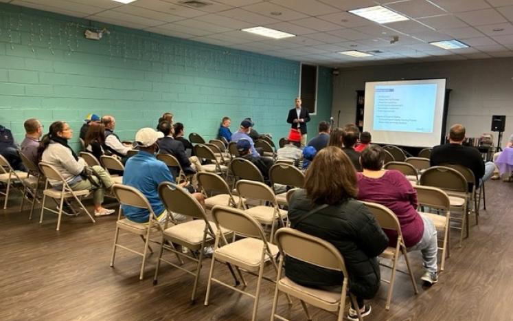 Presentation by Representatives from consultant, Weston & Sampson at the November 3rd Parks and Recreation Public Meeting